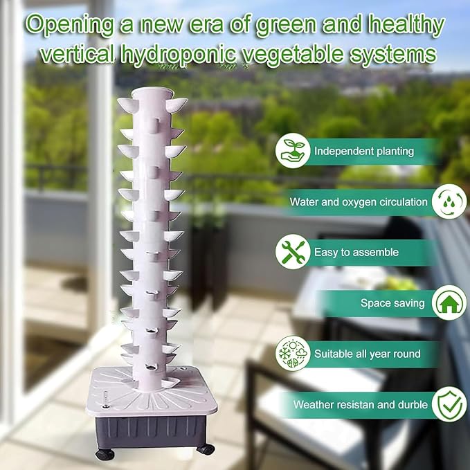 Hydroponics Growing System Hydroponics Tower Garden Hydroponic Growing Sys Aeroponics Growing Kit for Fruits and Vegetables for Fruits and Vegetables