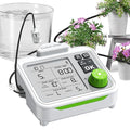 RAINPOINT Large Display Automatic Plant Waterer Indoor for Pot PlantCycle &amp Soak Mode Vacation Self Watering Drip Irrigation System Device Kit Herb Garden Greenhouse Grow Tent Water 10-15 Plants