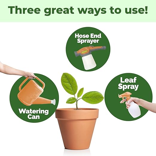 The Best Plant Fertilizer – Liquid Plant Food for Lush Growth Stronger Roots &amp Vibrant Plant Health 32 oz