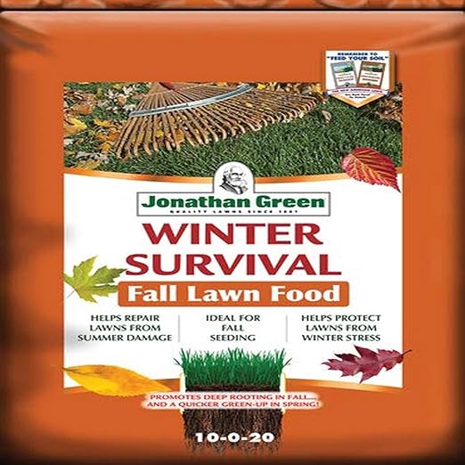 Jonathan Green &amp Sons Inc 12400 10-0-20 Winter Survival Fall Fertilizer 1 (Four Pack)