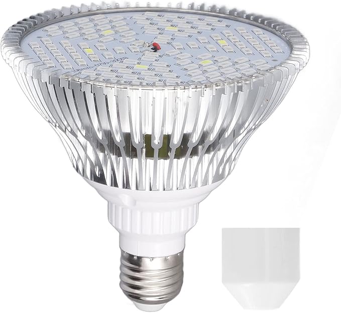 GLOGLOW Energy Saving LED Grow Lamp with Full Spectrum Light Efficient Plant Growth 80W 120 Beads for Indoor Gardening (80W 120 Beads)