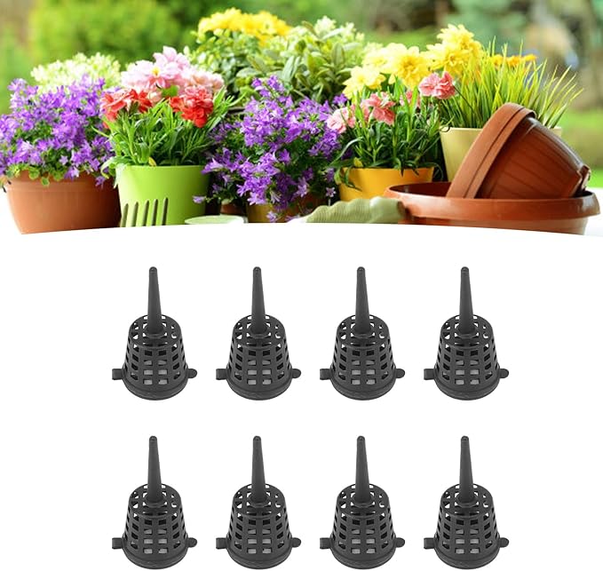 Set of 100 Bonsai Fertilizer Baskets with Lid Portable Mesh Baskets for Easy Fertilizing of Potted Plants Succulents and Orchids