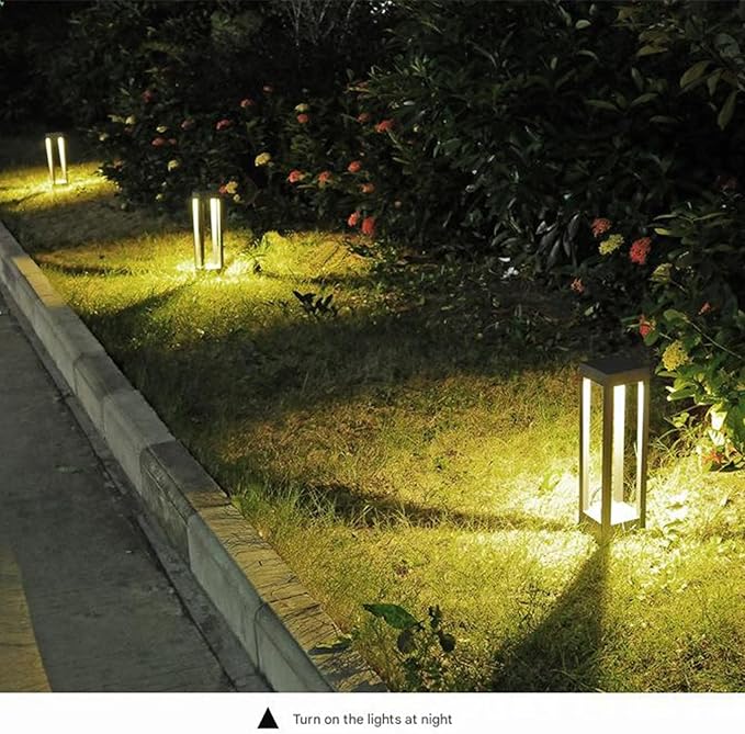 LED Outdoor Landscape Lights Spotlights for Hotels Llawn Villas Courtyards12W AC 85-265V Tree Wall Lighting(White11 * 11 * 40CM)