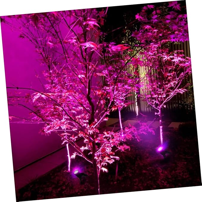 LIFKOME 2pcs Solar Lights Outdoor Ground Plug Landscape Lamps for Garden Pathway Patio