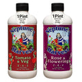 Neptune's Harvest Organic Plant Fertilizer | Liquid Fertilizer for Lawn Garden &amp Houseplant | Rich in Essential Nutrients | Tomato &amp Veg 2-4-2 (Pint) + Rose &amp Flowering Plant Food 2-6-4 (