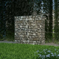 Gabion Basket Galvanized Steel 39.4x19.7x39.4 Gabion Raised Bed Gabion Cages Basket Steel Woven Gabion Net for Backyard Garden