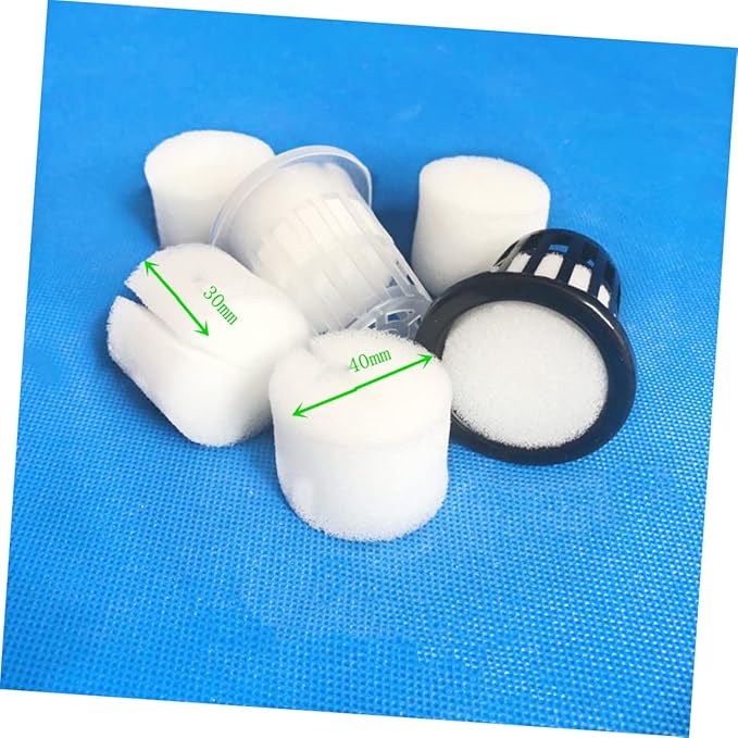 GALPADA Planting Tray Includes Cylinder Sponge Cups and Planting Baskets Hydroponic Floating Gardening for Greenhouse Vegetable Cultivation