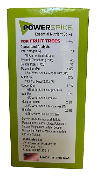 for Fruit Trees. Specifically formulated to Effectively Feed and fertilize All Types of Fruit Trees and addess Common Deficiencies (20)