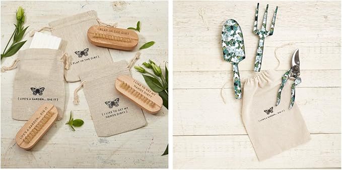 Twos Company Gardeners tool set and Hand Care Kit set