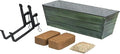 Bloom Box Garden Growing Kit Medium Green with Clamp-On Brackets – Instant Container Garden for Flowers Herbs Greens &amp Strawberries