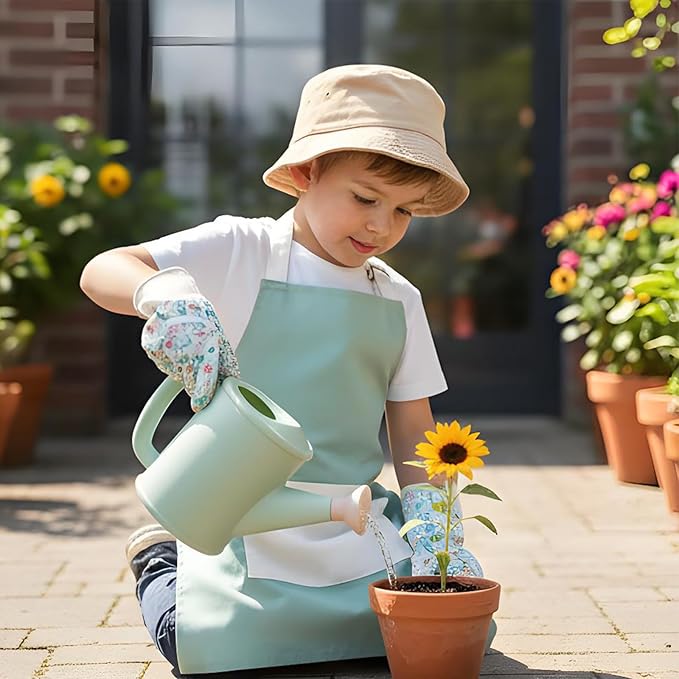 9Pcs Gardening Tools Set with Strong PP Handles and Colorful Design for Outdoor Fun in Garden Or School