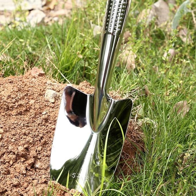 Gardening Tool Set 4PCS Garden Tool Set Rake Shovel Weeder Outdoor Hand Tools Set Beach Combing Tool Kit Gifts for Women and Men (4pcs/Set)