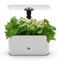 AeroGarden Harvest Lite in Cream Soil-Free Indoor Hydroponic Garden with LED Grow Light for Year-Round Gardening of up to 6 Herbs and Vegetables