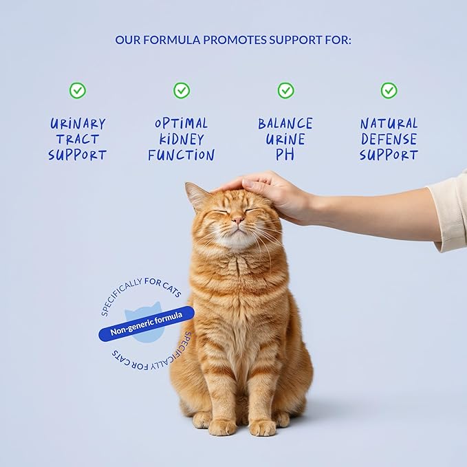 Cranberry for Cats - Urinary Tract Support Bladder Health Dog UTI Bladder Stones Incontinence Support (Liquid for Cats)