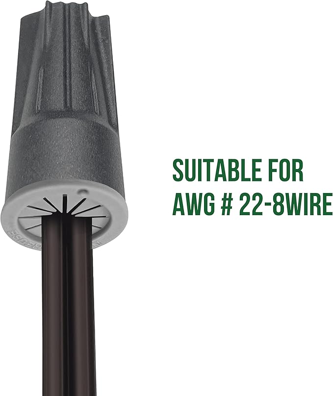GKOLED 30W 5000K Bullet/Round Outdoor Spotlight 44 Degree Beam Angle Light with 30-Pack Waterproof Large Size Wire Connectors