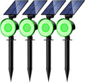 nipify 4 Pack Solar Lights Outdoor Waterproof 53 LED Solar Spot Lights with 3 Modes Landscape Spotlights for Outside Garden Yard Trees