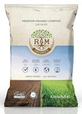 R&ampM Organics Premium Organic Compost for Vegetables Flowers Plants and Lawns - All Purpose Fertilizer - Moisture Retention - Low Odor - 10-Pound Bag