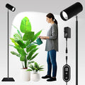30W Full Spectrum Grow Light 5000LM High-CRI COB LED Floor Lamp with 6/8/12H Timer Adjustable Height (28-83) &amp Angle Grow Lights for Indoor Plants Succulents &amp Flowers (daylight 6000K)