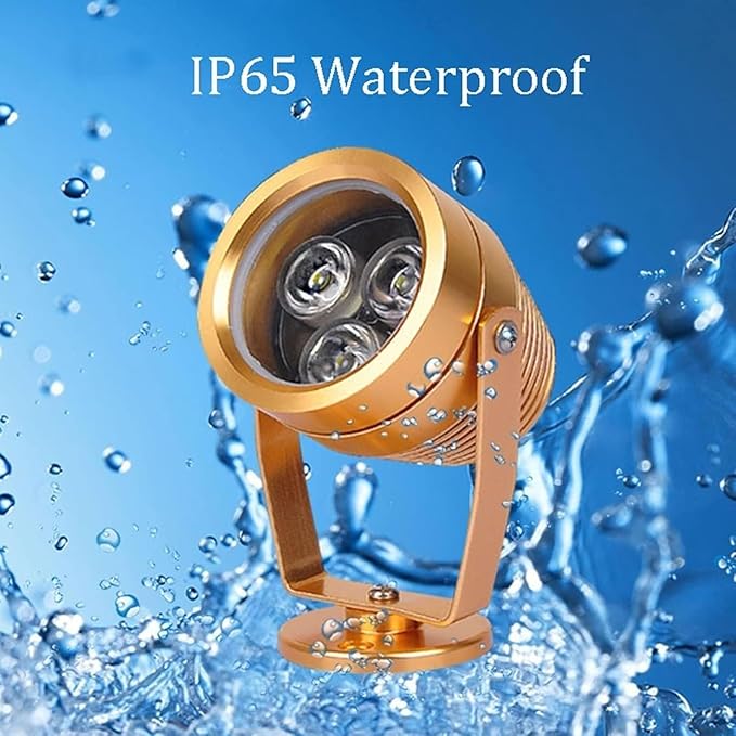LED Beam Spotlight - Outdoor Landscape Lighting Tools LED Fountain Decorative Light Sources Building Exterior Wall Projection Lights Narrow Beam Spotlight BuRed 6W AC24V
