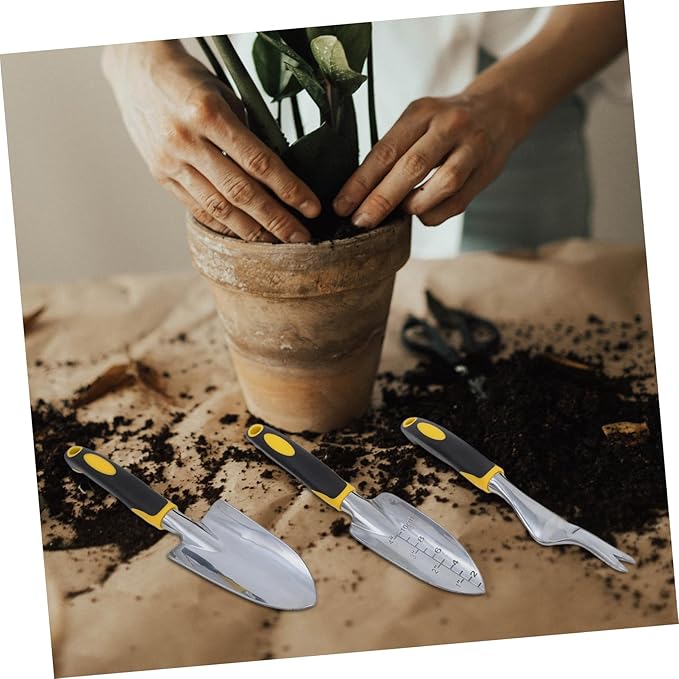 1set Multi-use Garden Tool Set Heavy Duty Plant Shovel Trowel and Fork for Balconies Gardens and Potted Plants for Digging Weeding and Transplanting