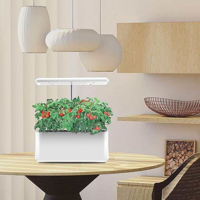 Hydroponics Growing System Intelligent Planting Machine Smart Touch &amp Water Pump Mode Automatic Timer Ideal for Various Plants Decoration