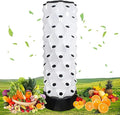 Hydroponic Tower Growing sytem Indoor hydroponic Grow Vertical Grow Tower Sites with Pump and Movable Water Tank for Fruits and Veget