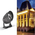 Narrow Beam Spotlight - Rotation Spotlight 220V IP65 Waterproof Flood Light 10W Long Distance Wall Washer Spot Light Outdoor Architectural Lawn LED Landscape Lamp(Yellow)