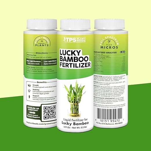 Lucky Bamboo Fertilizer Complete Liquid Lucky Bamboo Plant Food 32 oz (1 Quart)