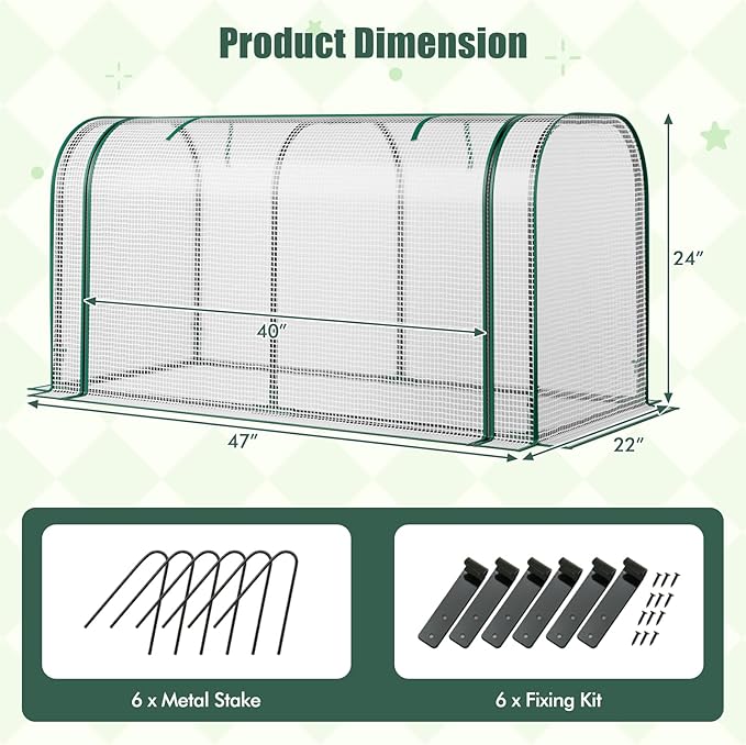 Happygrill Raised Garden Bed with Greenhouse Cover Raised Bed with Legs &amp Drainage Holes for Herbs Vegetables Outdoor Wood Elevated Planter Box for Patio Backyard Balcony (White+Grey)