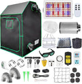 iMeshbean Grow Tent Kit Complete 4 x4 ft High Reflective Mylar Indoor Plant Growing Tent with LED Grow Light Carbon Filter Ventilation Fan Hydroponics Growing System + Accessories (4 x 4 x 6.9 FT)
