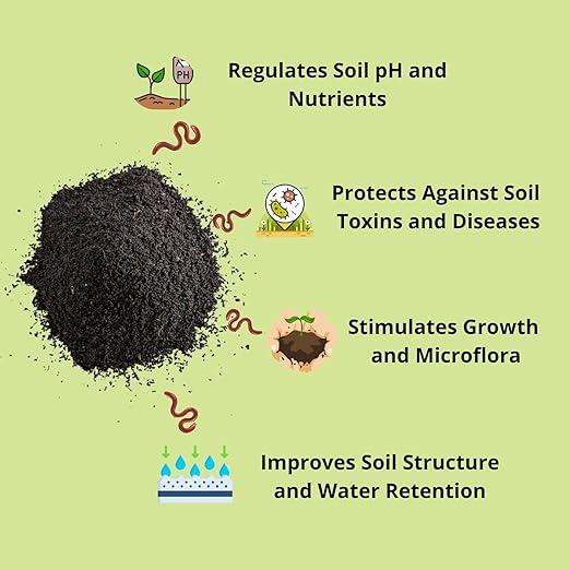 SMG Organic Worm Castings 3 lbs – 100% Pure Earthworm Compost Nutrient-Rich Organic Soil Amendment for Indoor Plants Vegetables Flowers &amp Garden Use