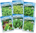 Ferry-Morse Cold Hardy Organic Lettuce Seed Variety Pack - 6 Pack
