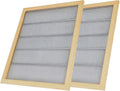 Wooden Bound Metal Queen Excluder 10 Frames Queen Excluder Beekeeping Separate The Queen from The Honey Beekeeping Supplies (2PCS)