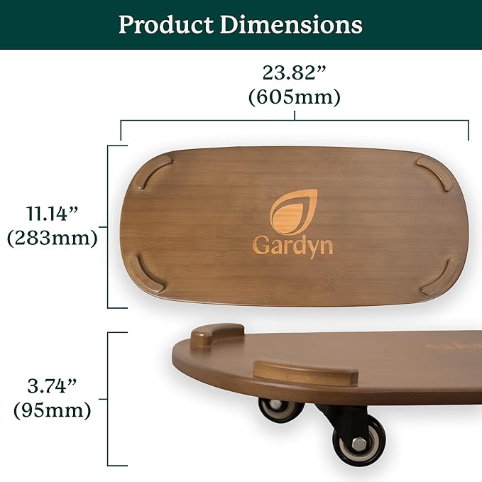 Gardyn Home Dolly - Mobile Rolling Cart for Hydroponics Growing System Kit &amp Indoor Garden Tower - Easily Move Your Hydroponic Systems While Protecting Your Floors from Water Drops Scratches &am