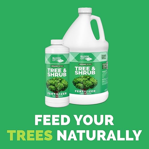 Bloom City Tree &amp Shrub Fertilizer – Liquid Plant Food for Stronger Roots Fuller Foliage &amp Healthy Landscape Growth 1 Gallon