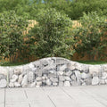 4-Pack Gabion Basket 78.7x78.7x23.6 Planter for Rocks Garden Fence or Patio Divider Heavy-Duty Metal