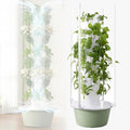 Hydroponics Growing System Kit Tower with Hydrating Pump Timer &amp Detachable Cups for Growing Fruits Vegetables Indoors Or Outdoors7thfloor