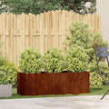 Weathering Steel Planter Box Rusty Raised Garden Beds for Flowers Vegetables Herbs 47.2x15.7x15.7-192