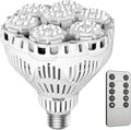 SANSI Dimmable Grow Light Bulb Full Spectrum High PPFD 40W (600 Watt Equiv) with Remote Auto On Off Timing 4 8 12 Hrs Energy Saving Plant Light Bulb with E26 Base for Indoor Plants
