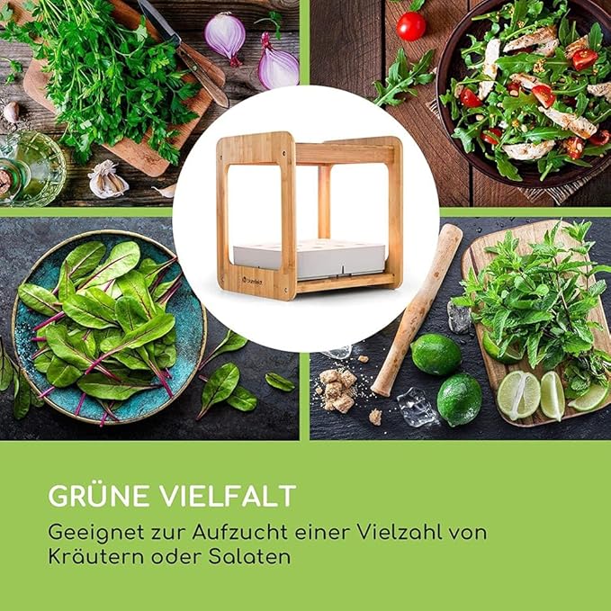 Hydroponics Growing Kits Hydroponics Growing System Indoor Herb Garden Kit with LED Grow Light Hydroponic Garden for Flowers and Vegetables-Intelligent Timing and Light Functions