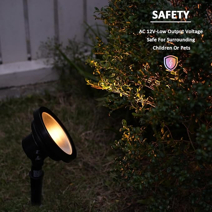 Malibu LED Low Voltage Wall Wash Light Weatherproof Floodlight Landscape Lights 13 Watts 425 Lumen 2900K Landscape Lighting Security Light Spotlight for Outdoor Garden 8406-2601-01