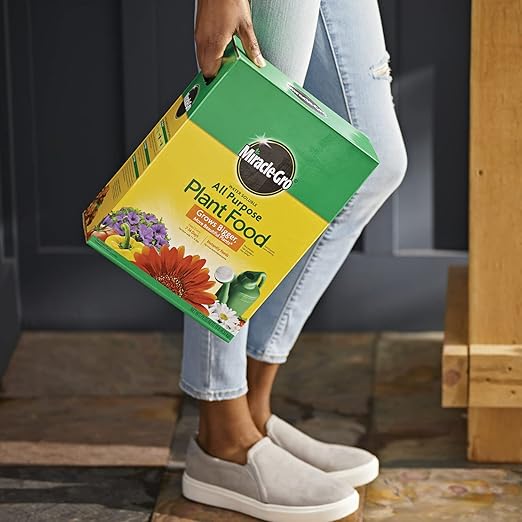 Miracle-Gro Water Soluble All Purpose Plant Food - Fertilizer For All Indoor or Outdoor Plants including Roses Flowers Vegetables Houseplants Trees and Shrubs 10 lbs.