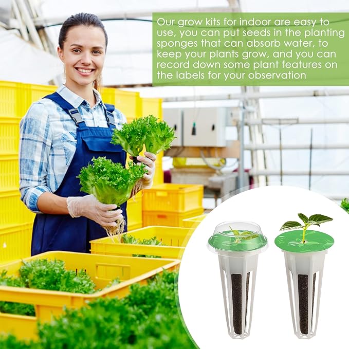 Hydroponic Plant Pod Set The Hydroponic Garden Accessory Plant Pod Set is Suitable for Hydroponic Planting Systems (2)