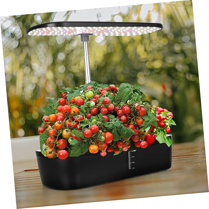 1set Indoor Hydroponic Plant Growing System with Multi-Porous Design Plant Capacity Complete Accessories for Gardening Suitable for Home Use and Easy Setup