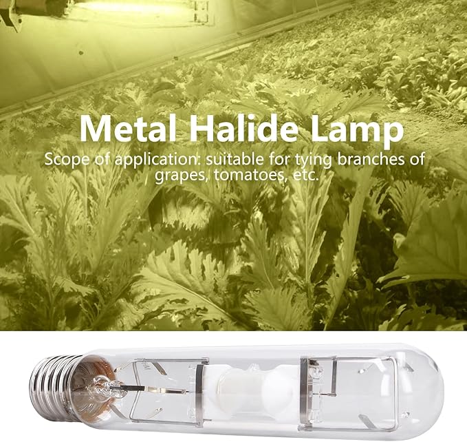 AYNEFY Gardening Gardening Grow Light Bulb Metal Halide Lamp Full Spectrum Bulbs for Speeding Up Indoor Plant Flowering Growth Halide Lights Aluminum Alloy Gardening AYNEFYnoegvgtdc8