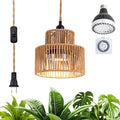 LED Plant Growth Light 30W Full Spectrum Indoor Suspended Lamp 4000K with Timer 15FT Power Cord for Tall Leafy and Flowering Plants