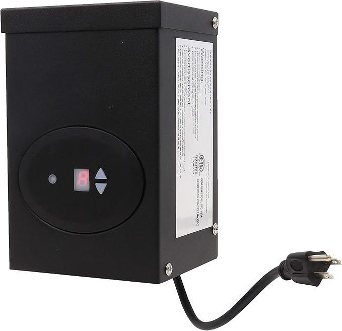 GKOLED 120W Low Voltage Transformer with 10pcs Brass Landscape Spotlights (Bulbs Included)