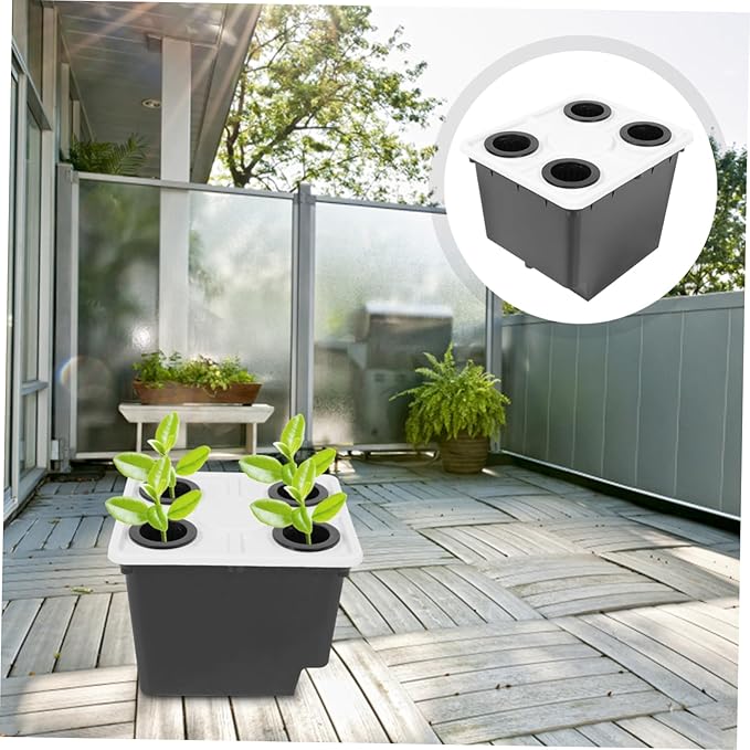 Hydroponic System Vegetable Planting Bucket Plastic Hydroponic Basket Soilless Culture Barrel for Garden