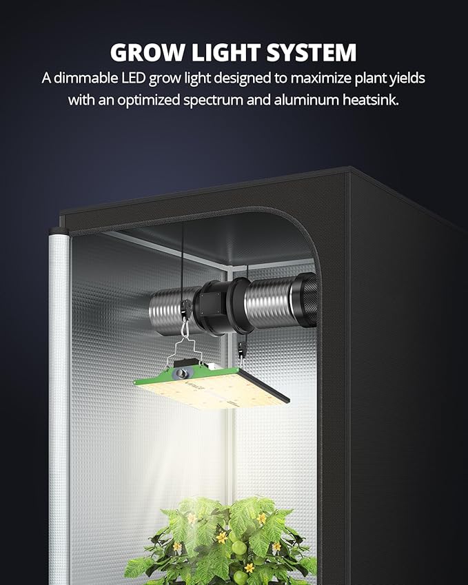 VIPARSPECTRA P2000 LED Grow Lights for Seed Starting Vegetables Bloom 250 Watt Dimmable Plant Light Dimming Daisy Chain Grow Lights for Indoor Plants Full Spectrum in 4x2/3x3 Grow Tent