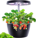 Hydroponic Growing System Plant Germination Kit with LED Grow Light Quiet Smart Pump Adjustable Indoor Herb Garden Kit for Home Kitchen